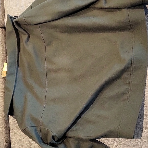 Jack and Jones RDD men's felt/wool bomber in olive colour - Picture 6 of 11